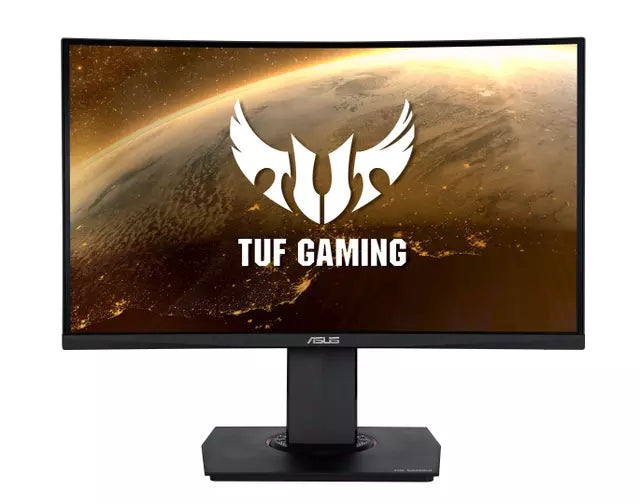 Monitor Gamer TUF ASUS VG24V 24 pulgadas Curvo, Negro