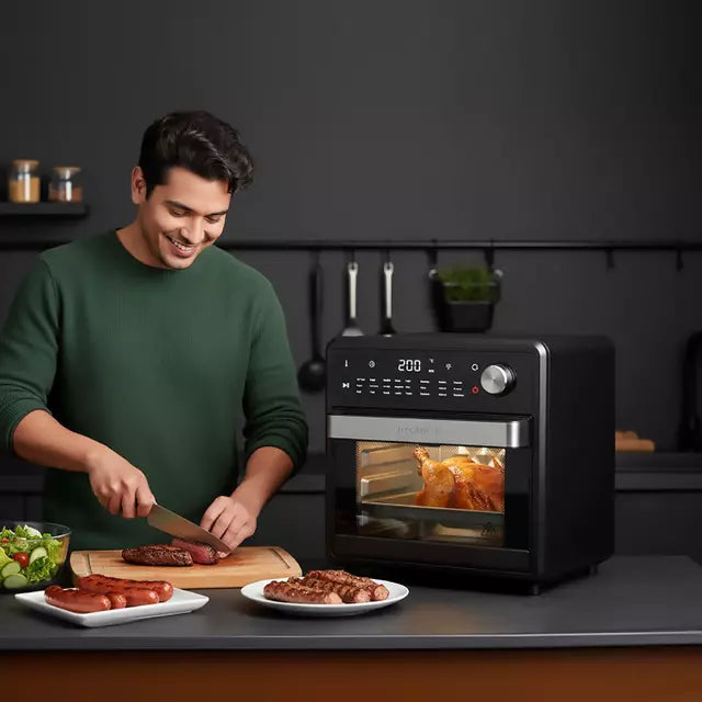 Freidora de Aire Kitchen-It Full Edition 15 Litros, Negro