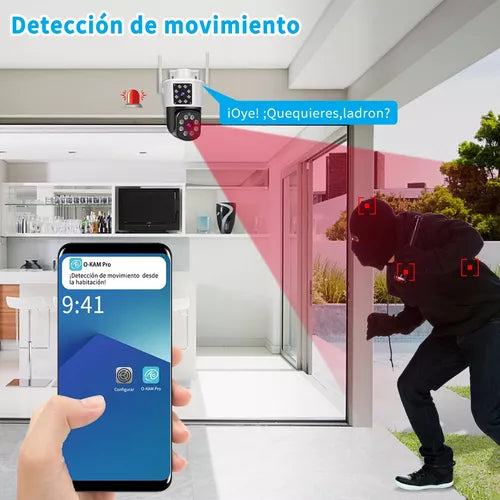 Camara De Seguridad Dual 2nlf Wifi Exterior 4mp