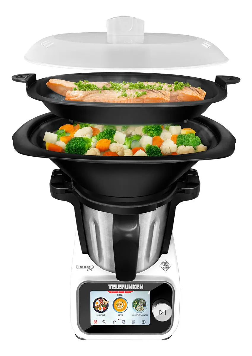 Robot de Cocina Telefunken Robot Chef 3.5 Litros, Blanco