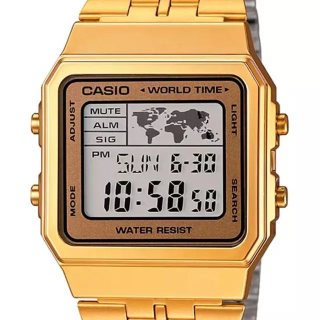 Reloj Unisex Casio 3437 Dorado