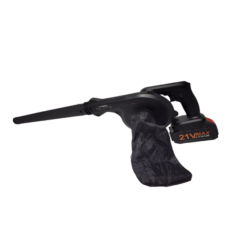 Sopladora Aspiradora Inalámbrica + 2 Baterías Lernen Sop140 Negro