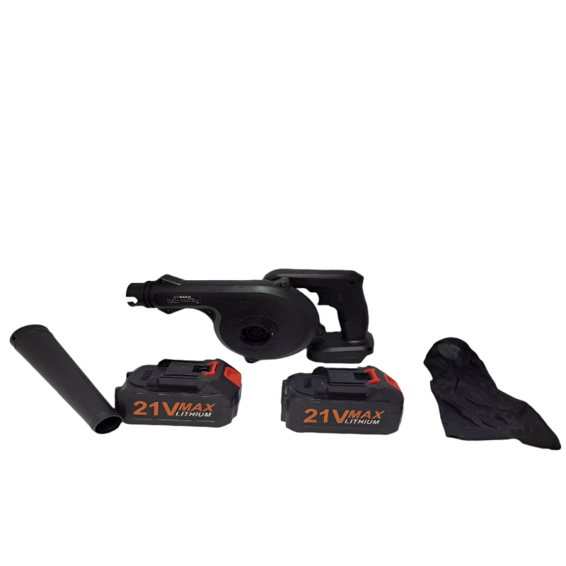 Sopladora Aspiradora Inalámbrica + 2 Baterías Lernen Sop140 Negro