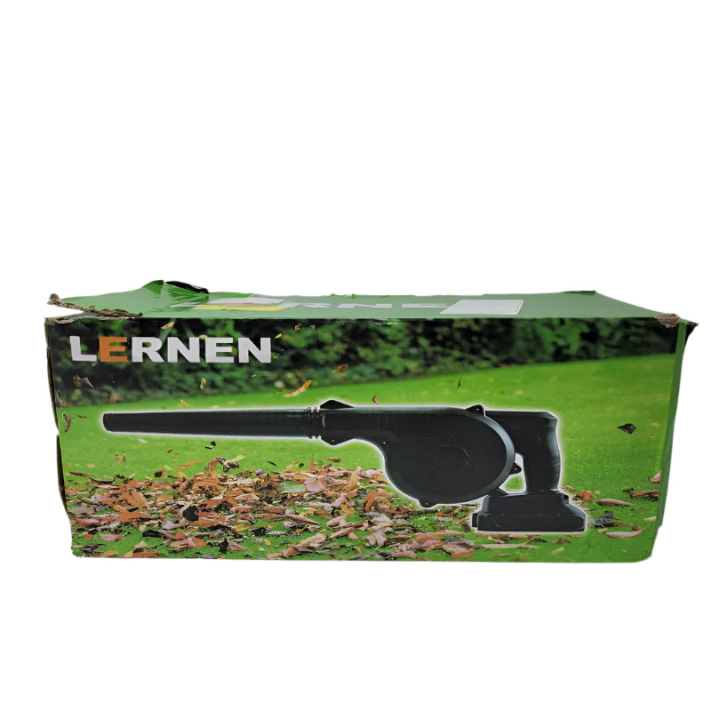 Sopladora Aspiradora Inalámbrica + 2 Baterías Lernen Sop140 Negro