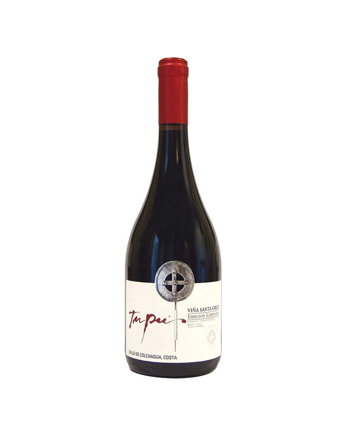 Vino Tinto Santa Cruz Tupú Edición Limitada Cabernet Sauvignon - Petit Verdot Valle de Colchagua 2016 - 750 ml