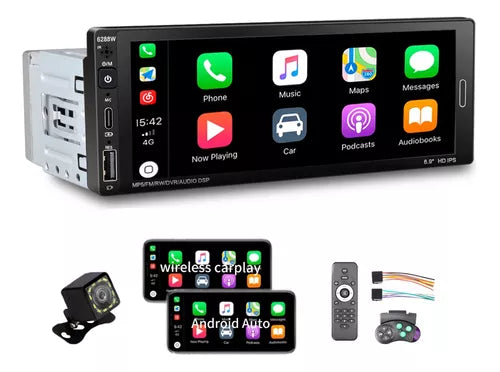 Reproductor Mp5 Con Pantalla Generico 6288w Negro 6.9 Pulg