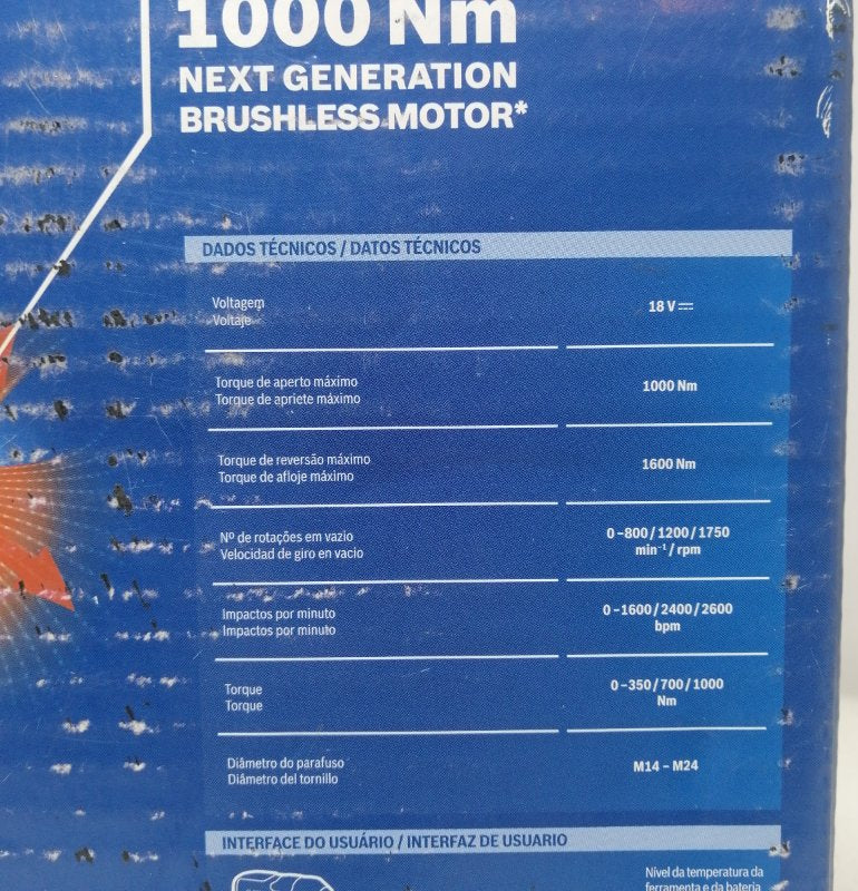 Llave De Impacto Inalambrica Bosch Gds 18v-1000