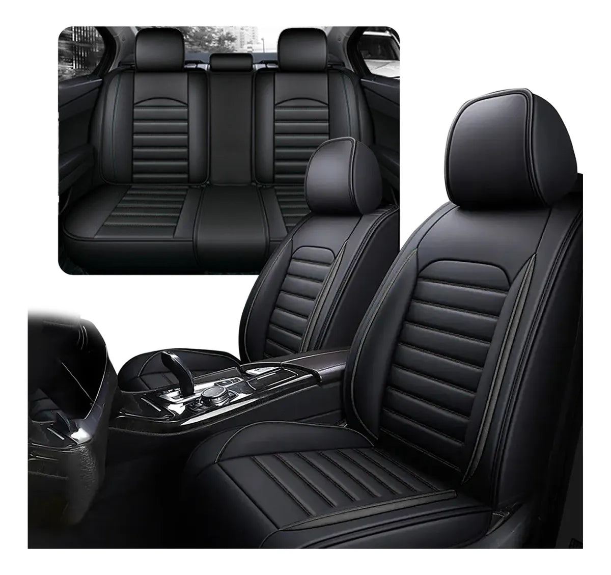 Cobertor Completo Para Asiento De Auto Galanta Negro