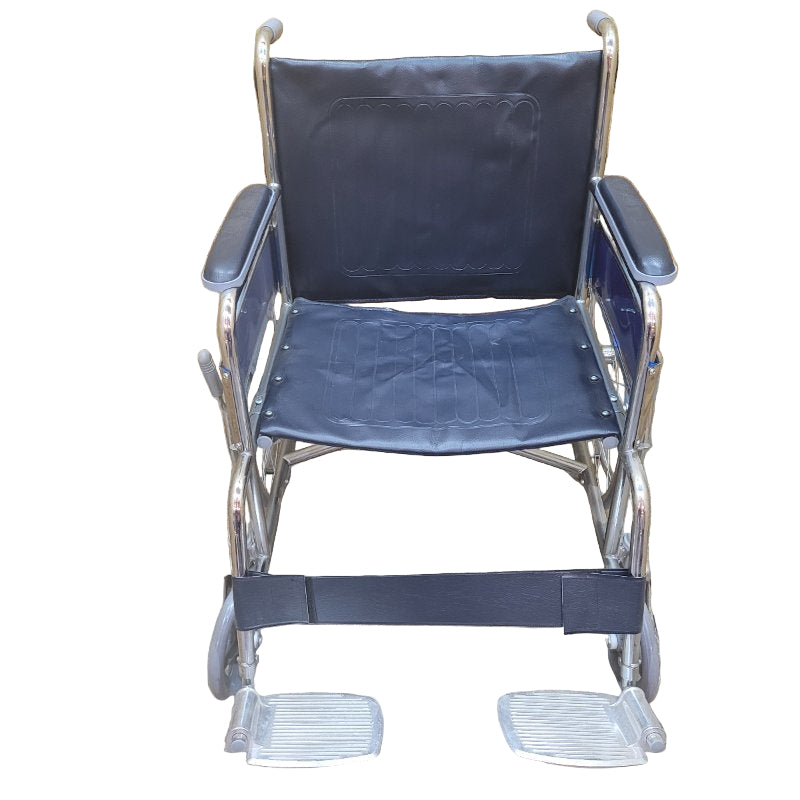 Silla De Ruedas Standard Plegable First Care Wheel Chairs Azul Oscuro