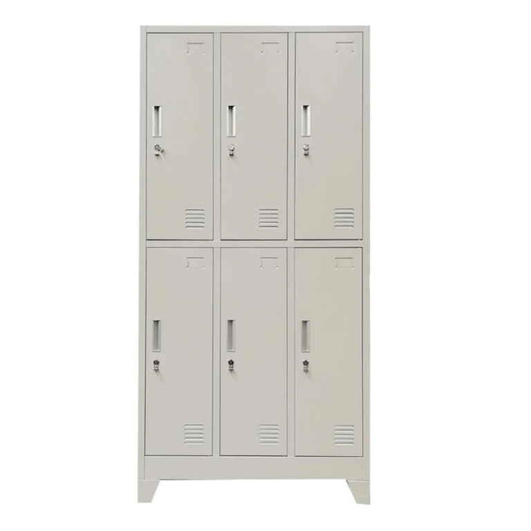 Locker 3 Cuerpos 6 Casilleros IGPRO Blanco 180x90x45cm