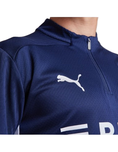 Poleron 1/4 Cierre Azul Puma 2025 Puma Navy Azul Marino Xl Rn62200