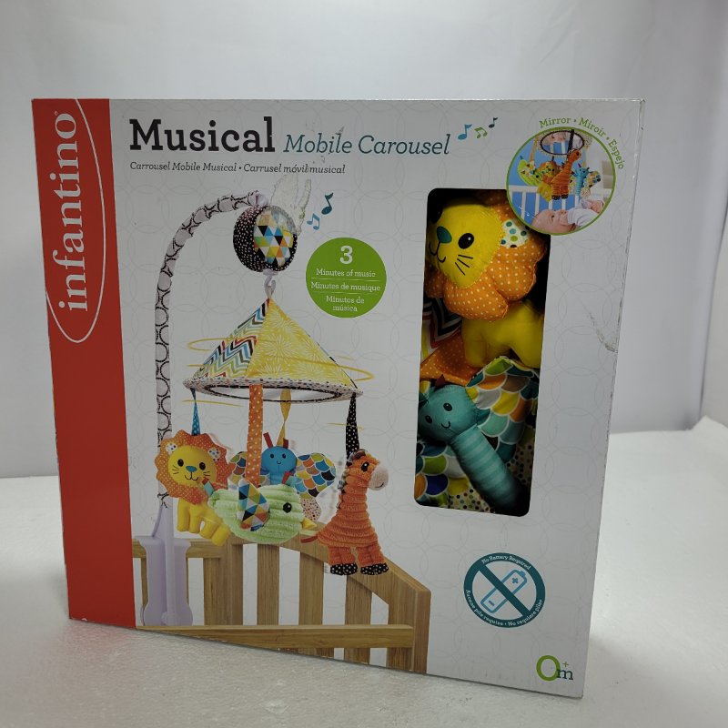 Carrusel Móvil Infantino Musical para Cuna 0+ Meses Unisex