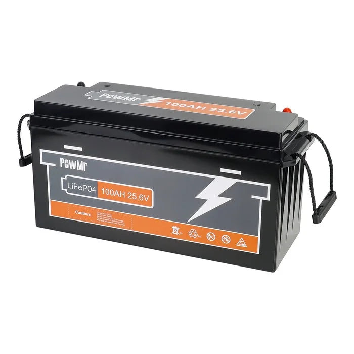 Batería Litio LiFePO4 24V 100Ah - PowMR POW-100AH con BMS Integrado