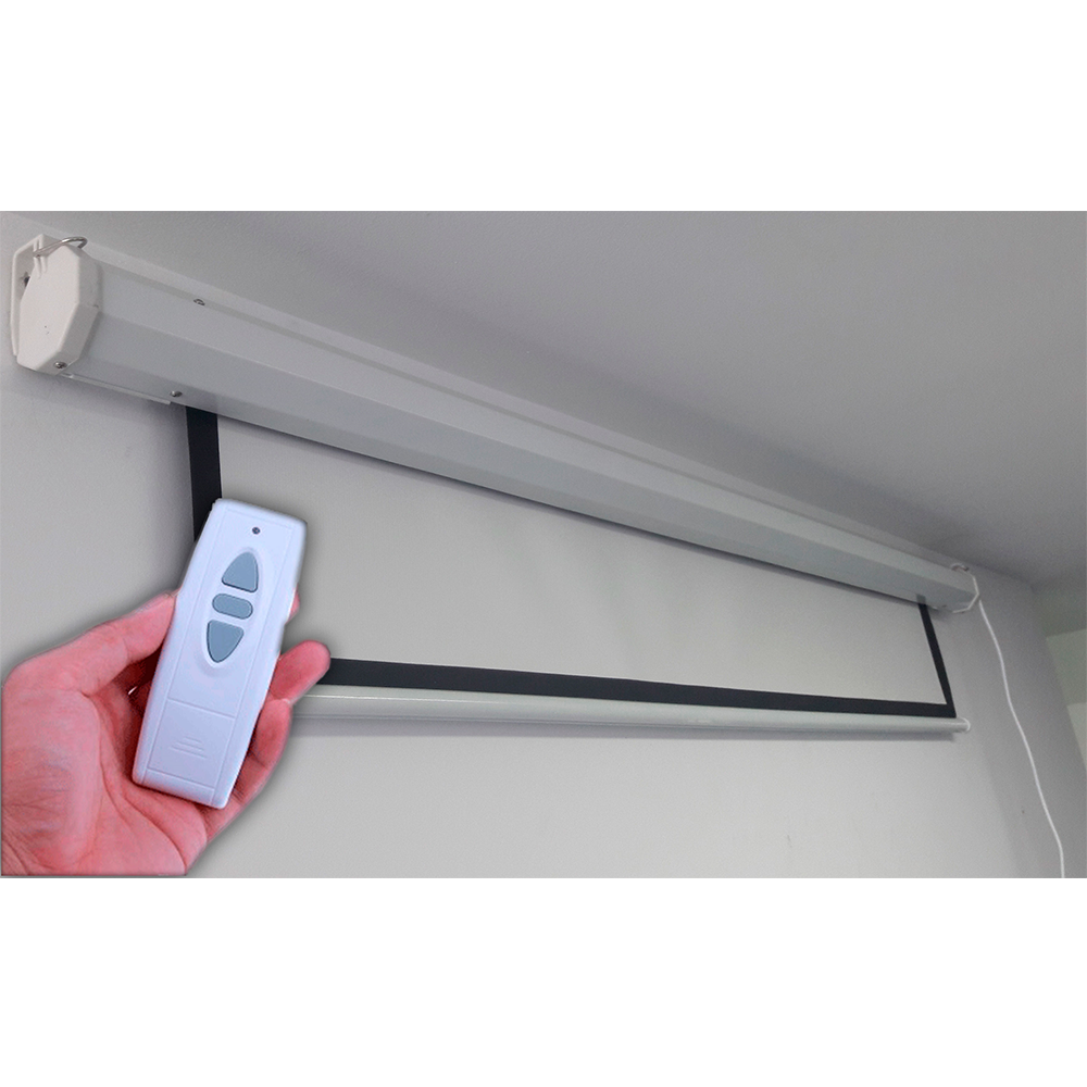 Telón Eléctrico con Control Remoto Evotech 300x300cm