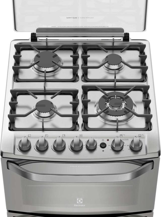 Cocina a Gas 4 Quemadores Electrolux 56DXA Inox