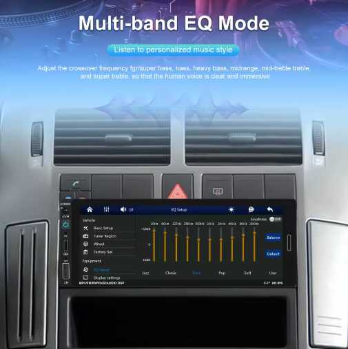 Reproductor Mp5 Con Pantalla Generico 6288w Negro 6.9 Pulg