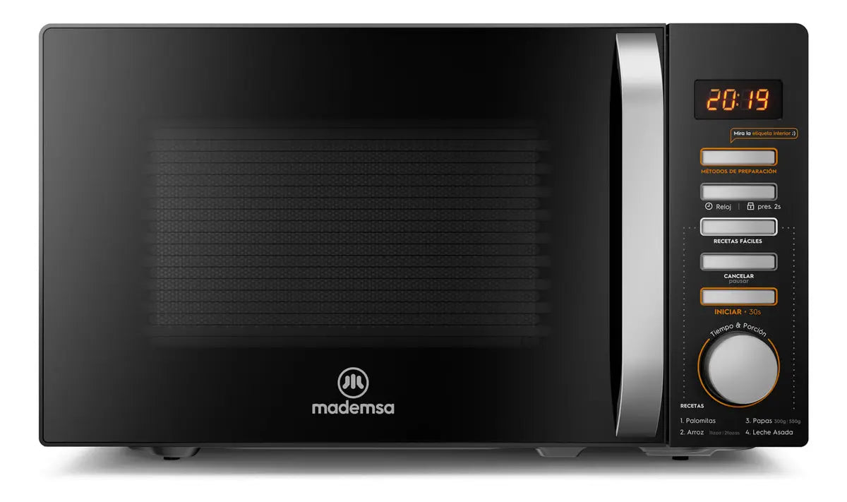 Microondas Mademsa MM20FBH 20 Litros Negro