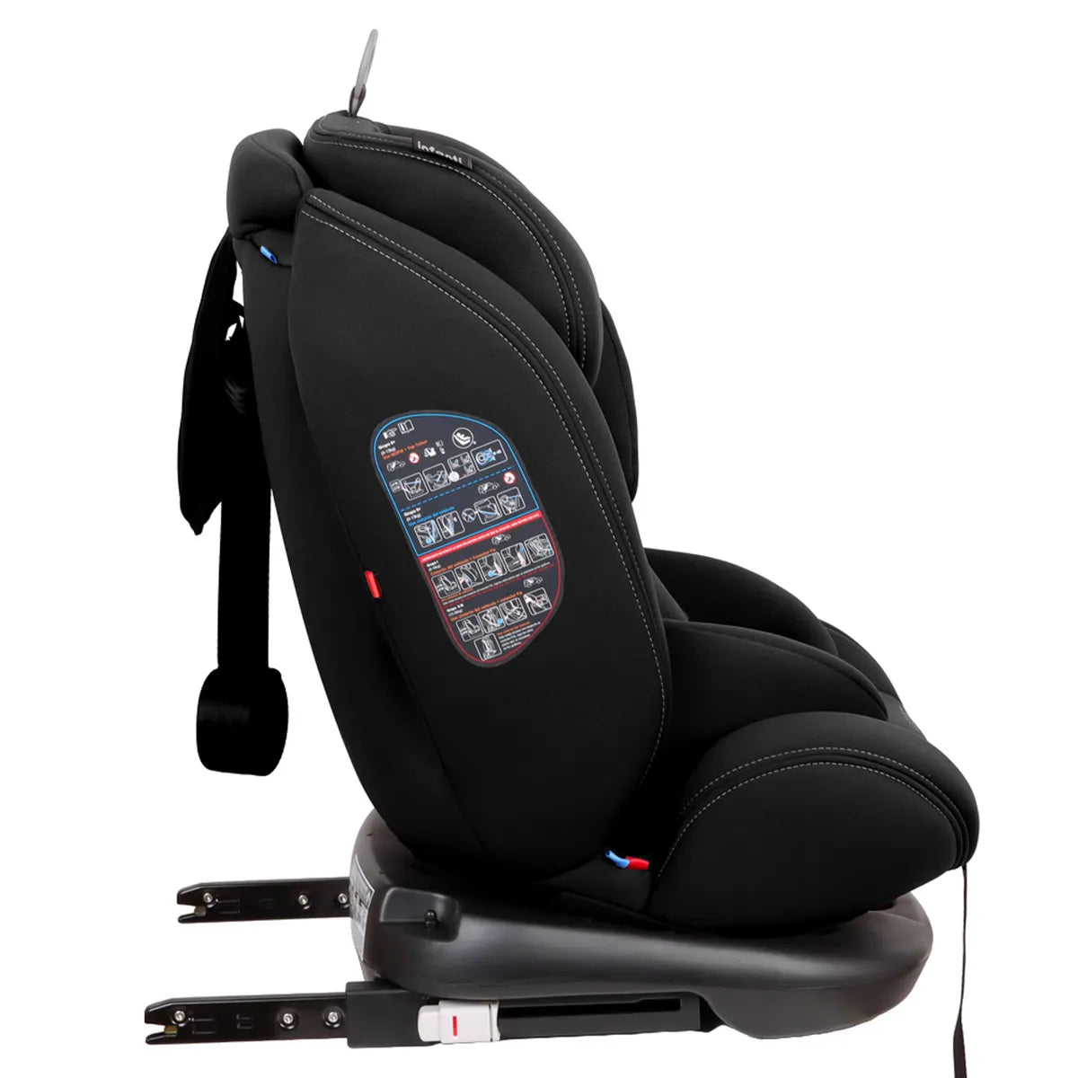 Silla de Auto Convertible Infantil i-Giro 360 Negro