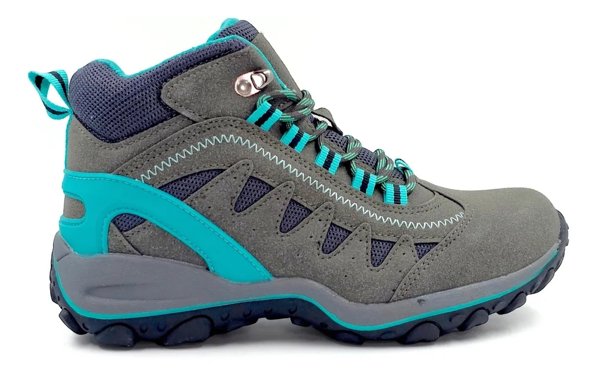 Botín Dama Térmica Agta Impermeable Táctico Gris Oscuro Con Líneas Calipso 36 Femenino