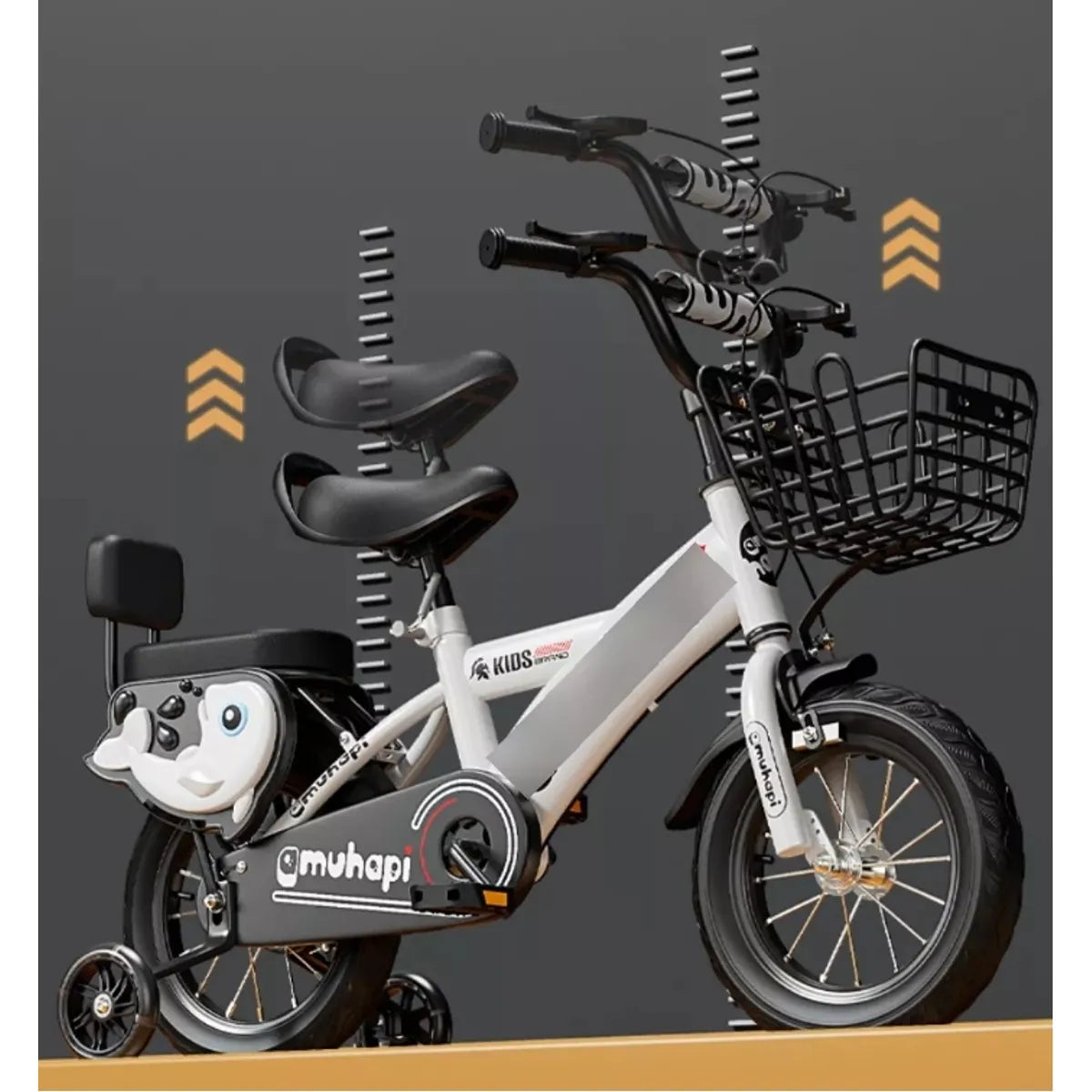 Bicicleta Infantil Bicimoto Homer Outdoor Aro 14, Blanco