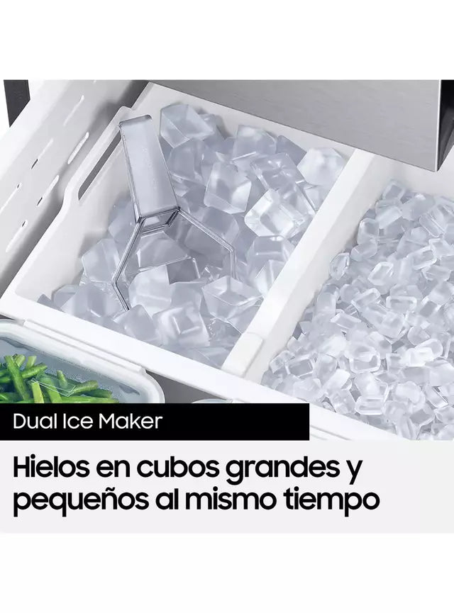 Refrigerador French Door Samsung RF27CG5910B1 Negro 707 Litros
