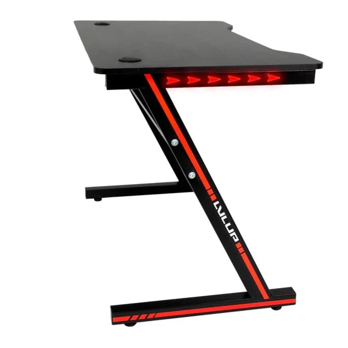 Escritorio Gamer LvLup con luces Zebra King