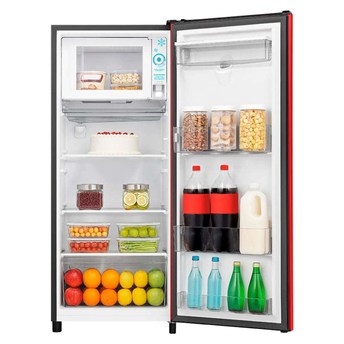 Refrigerador Hisense HRO179RD 177 Litros, Rojo