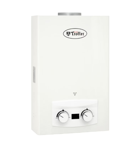 Calefon A Gas Tiro Abierto Albin Trotter Calefon Atmd 13 gn Blanco 13 L