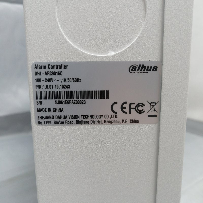 Controlador De Alarma Dahua Dhi-Arc9016C