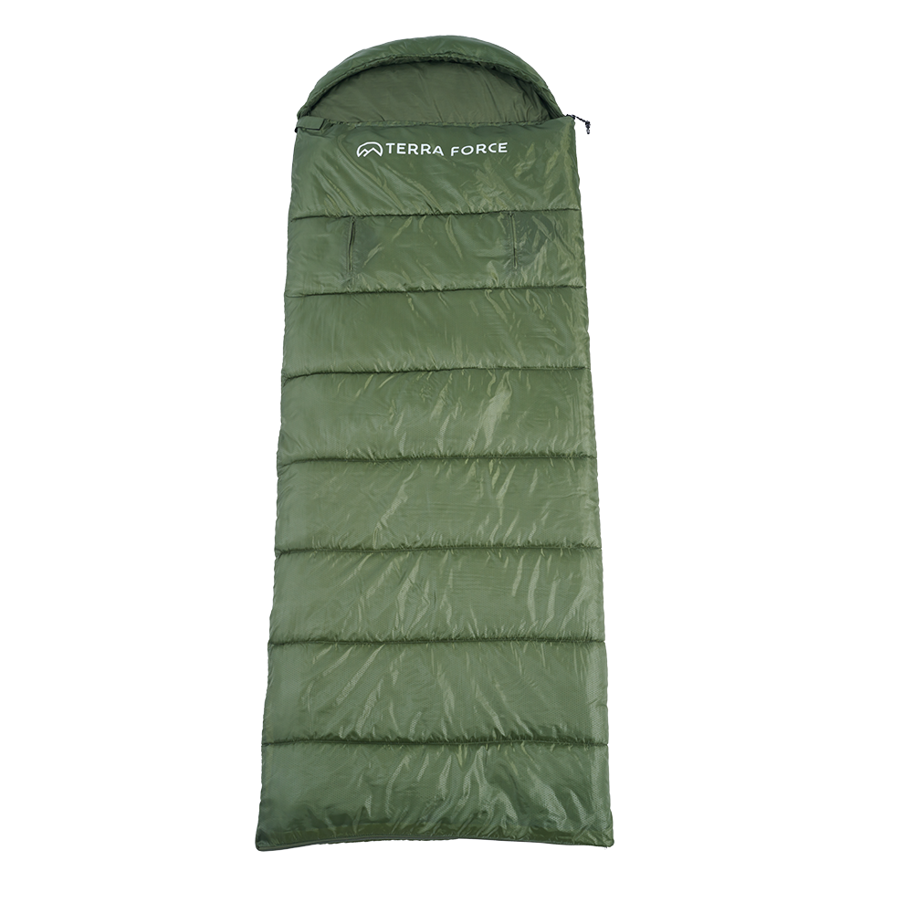 Saco De Dormir clima frío Terra Force Fc-100126 Verde