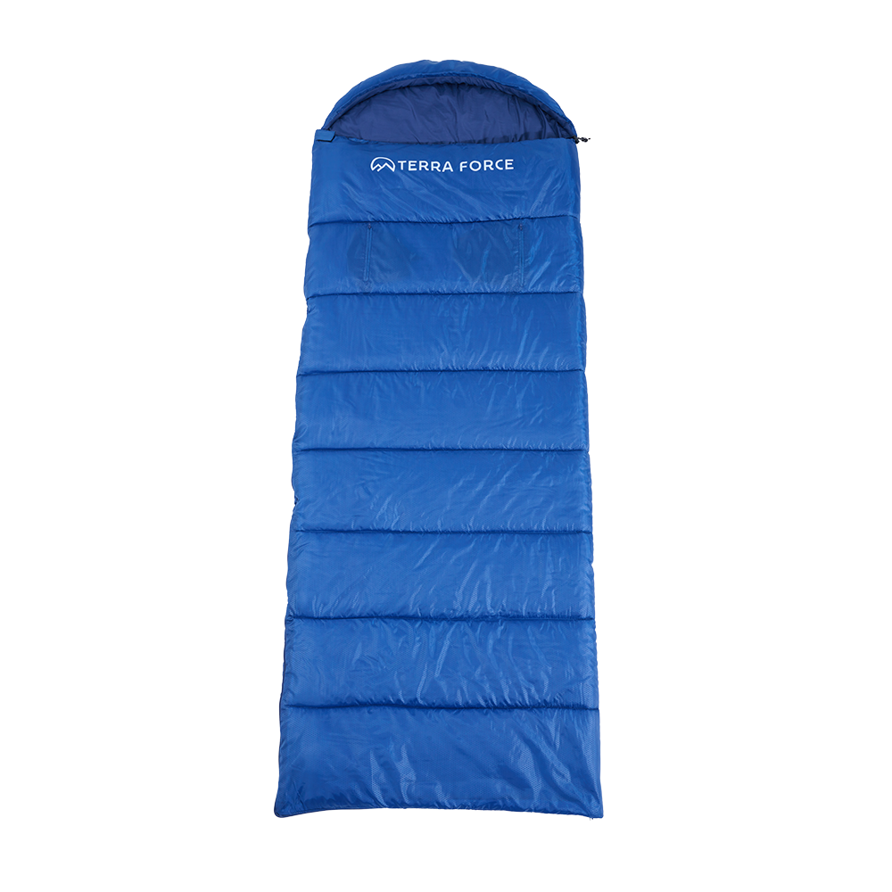 Saco De Dormir Clima frio Terra Force Fc-100127 Azul