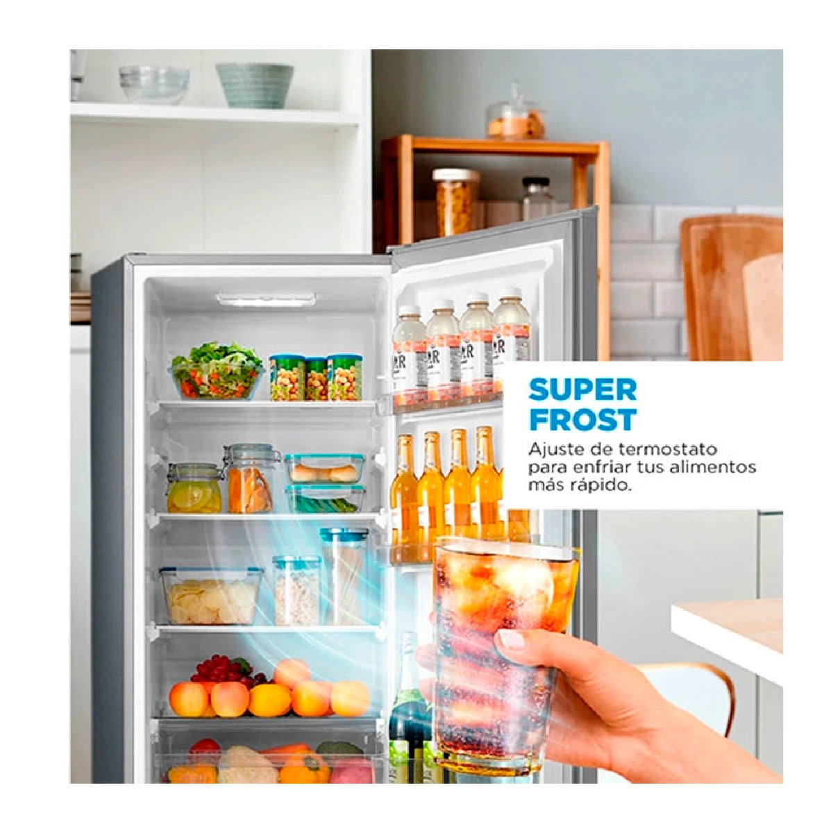 Refrigerador Midea MDRB369FGE50 262 Litros