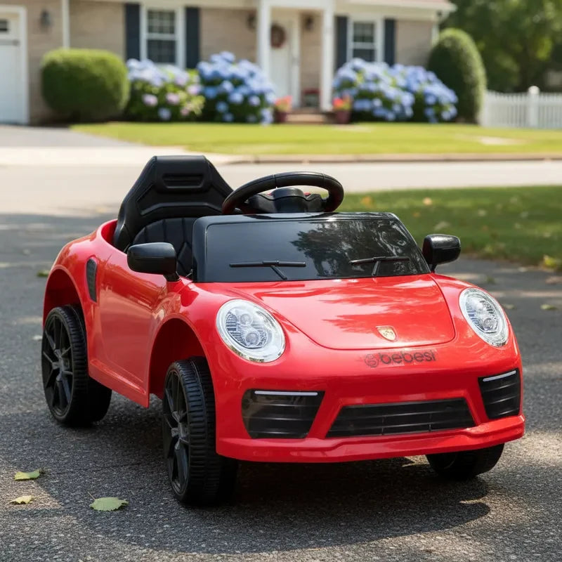 Auto a Batería Bebesit Race BB6050WMT666R, Rojo