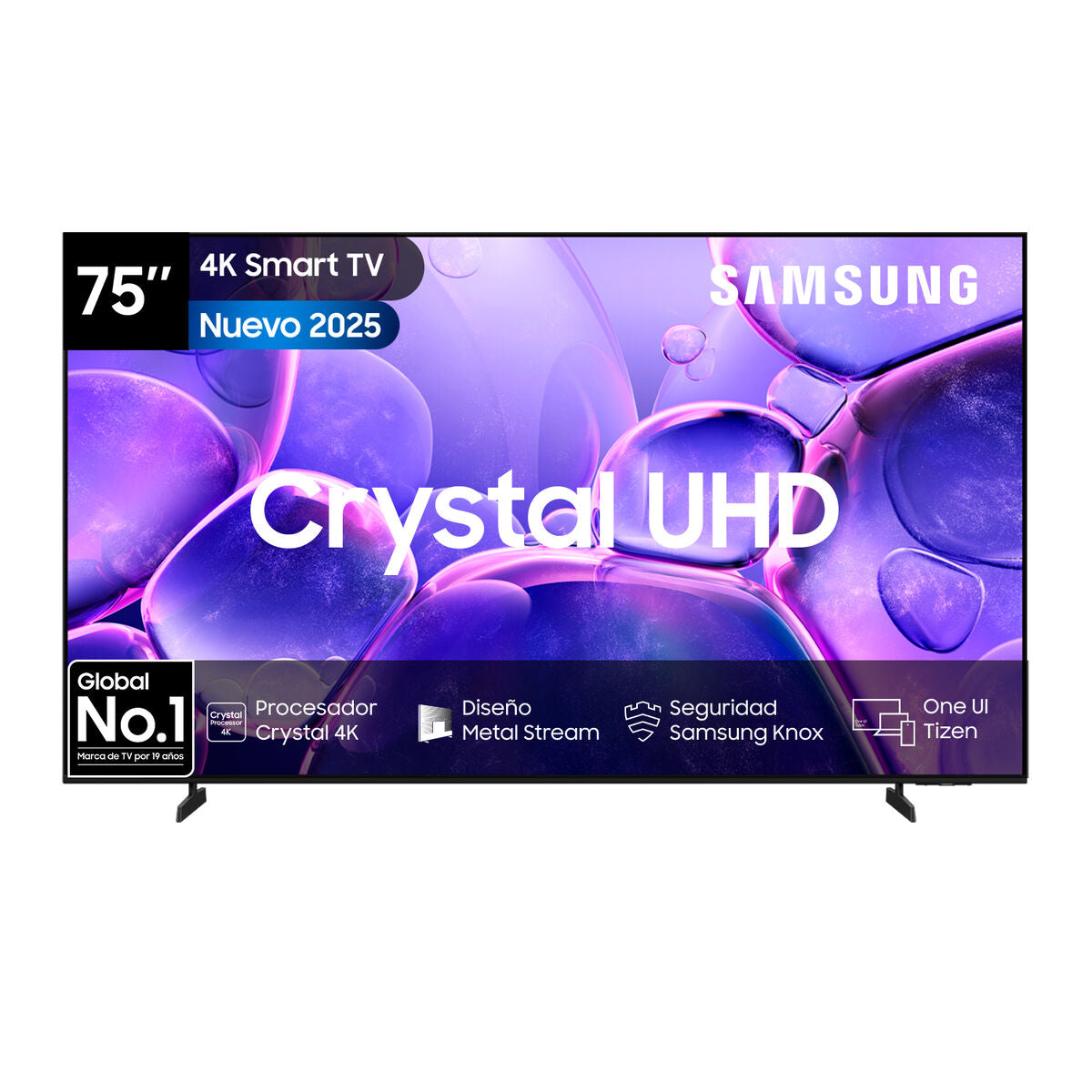 Smart TV Crystal UHD Samsung UN75U8000FG 75 Pulgadas