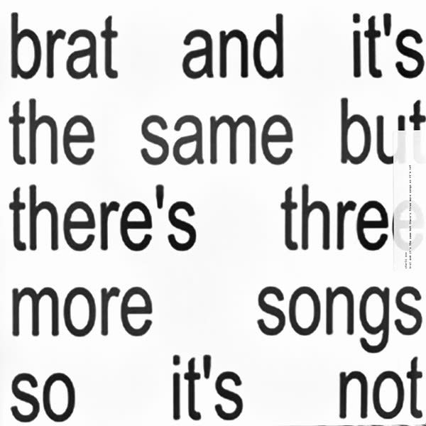 Disco de Vinilo Charli XCX Brat And It's The Same But There's Three More Songs So It