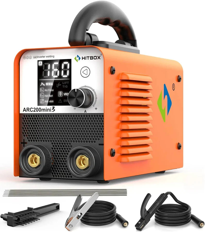 Máquina de Soldar Inverter ARC200 Mini Portátil 200A