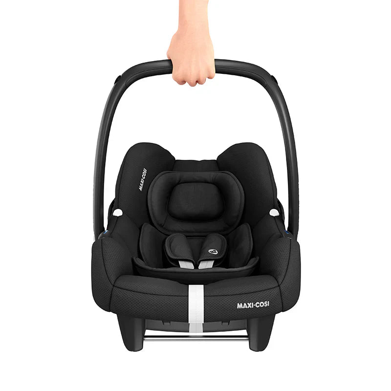 Silla de auto Cabriofix + FamilyFix S Negro Maxi Cosi, Negro