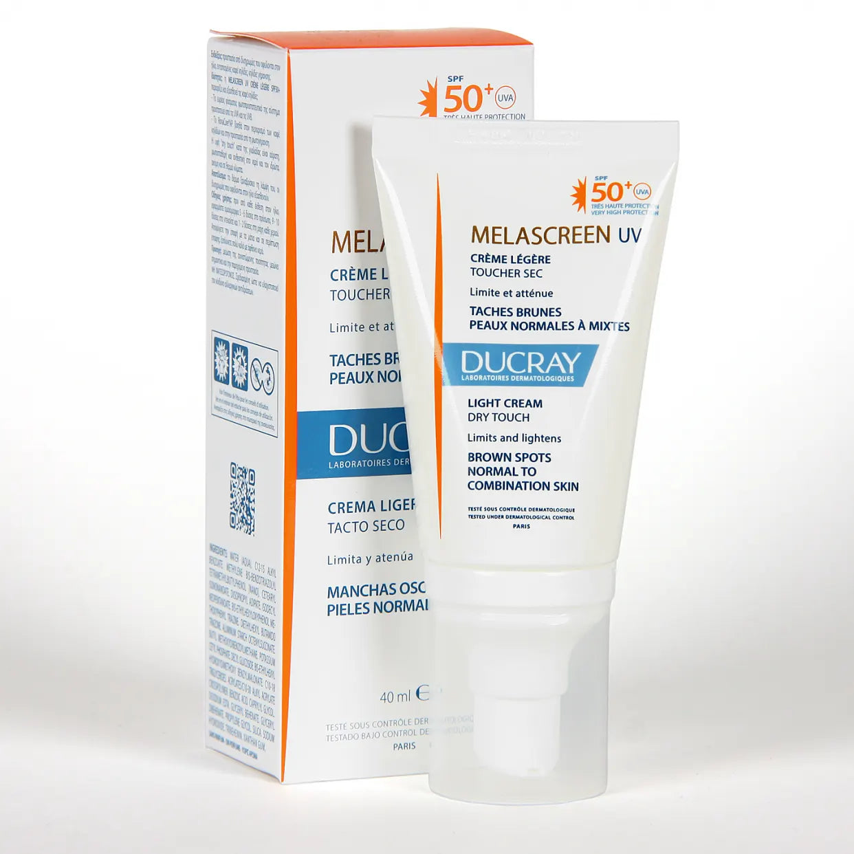 Crema Ligera Tacto Seca Ducray Melascreen Uv 50+ 40 Ml