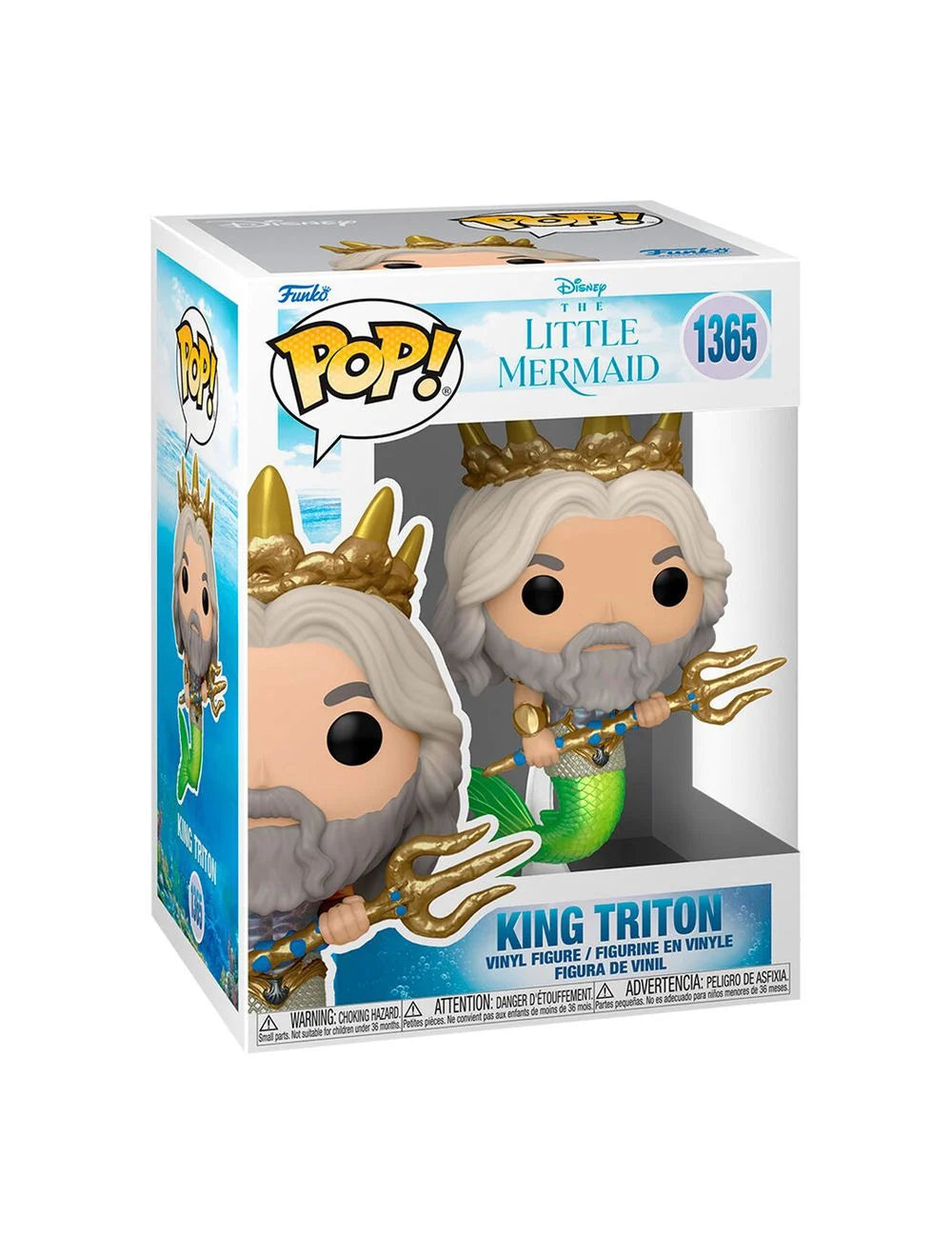 Figura De Coleccion Funko Pop Litte Mermaid 1365 / King Triton