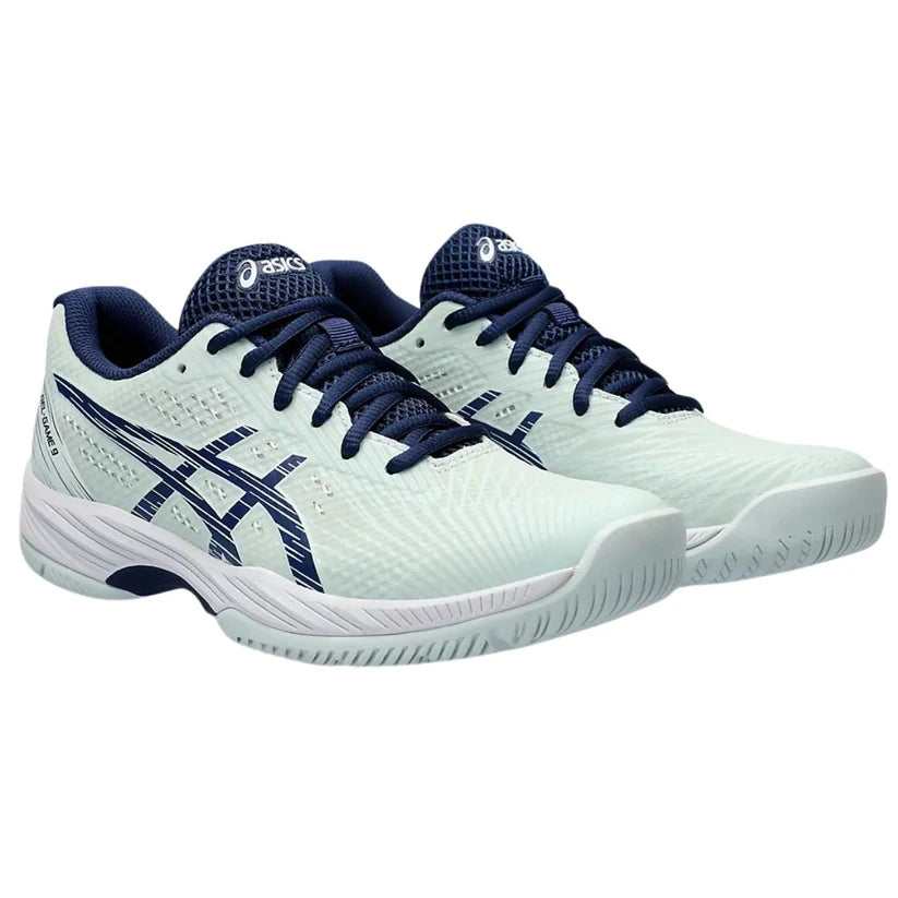 Zapatilla Asics Gel-Game 9 Clay/Oc Pale Mint/Blue Expanse 37.5 Femenino