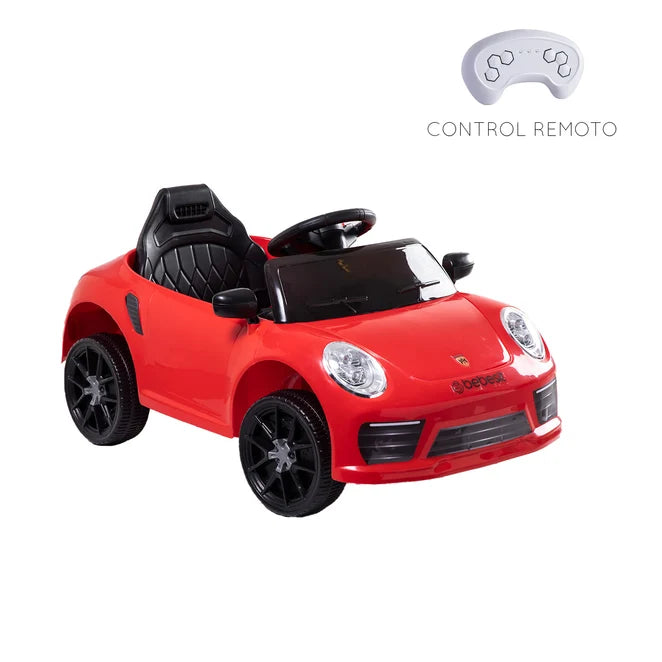 Auto a Batería Bebesit Race BB6050WMT666R, Rojo