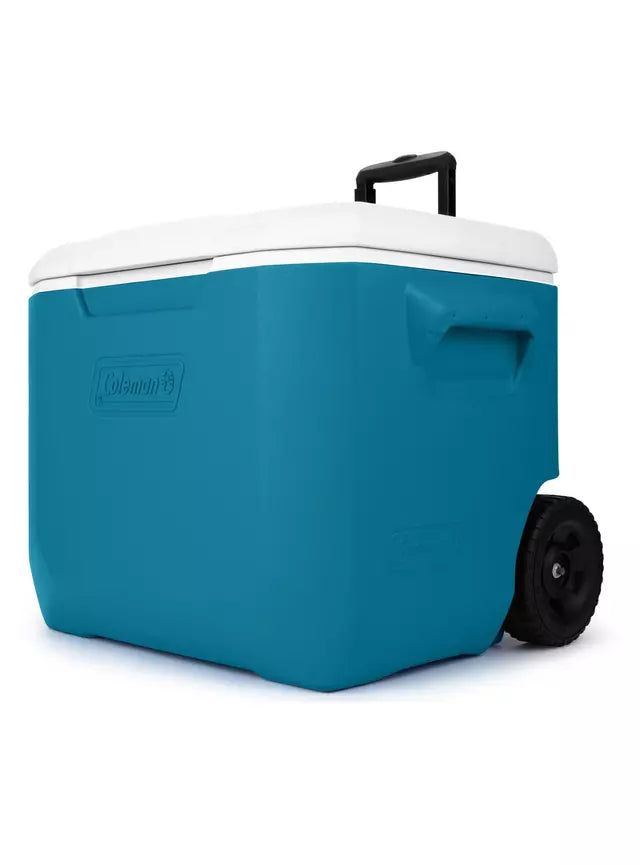 Cooler con Ruedas Coleman Chiller 56.7 Litros Azul