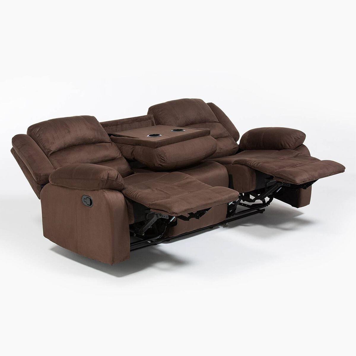Sofá Daniels FG98060S ELE 3 Cuerpos Café