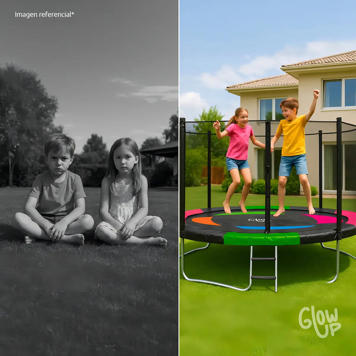 Cama Elástica GlowUp 10ft 250 kg