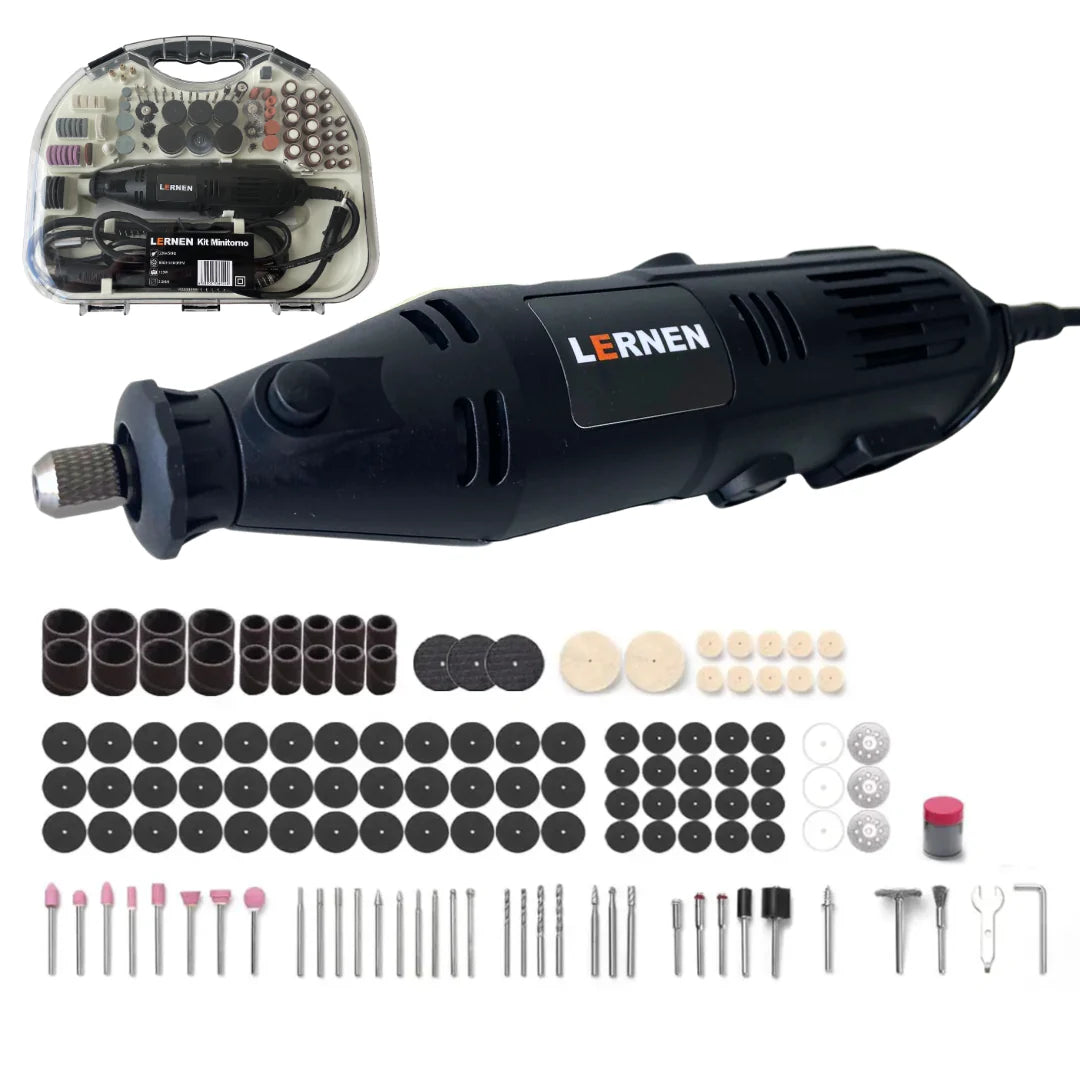 Kit Mini Torno Lernen Multiproposito 211piezas 135w