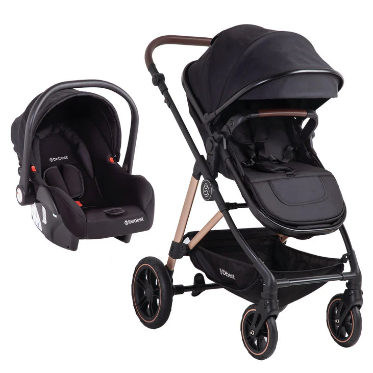 Coche Cuna Travel Bebesit System Neo 5011 Negro