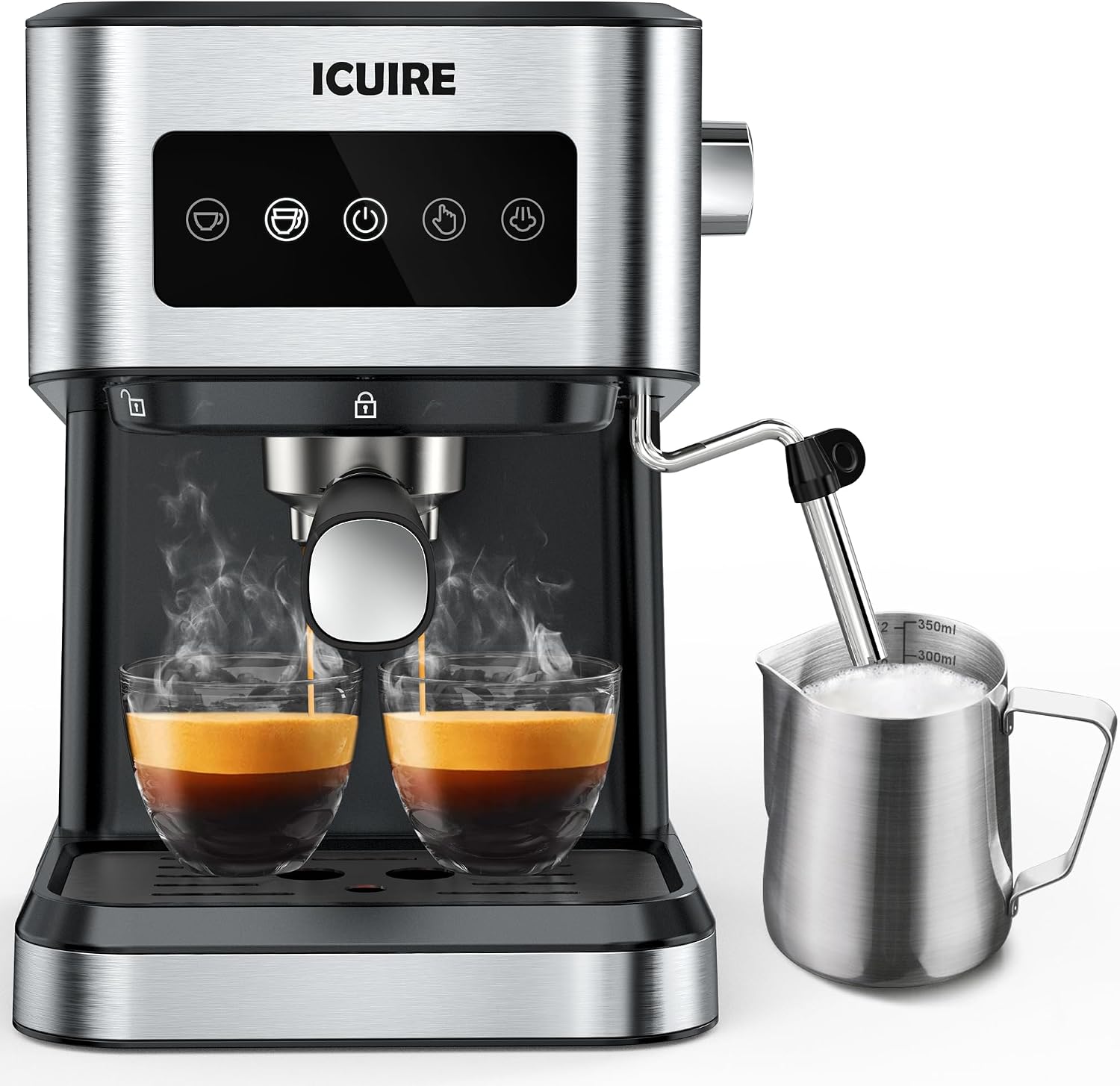 Cafetera espresso ICUIRE CM3080 1050W