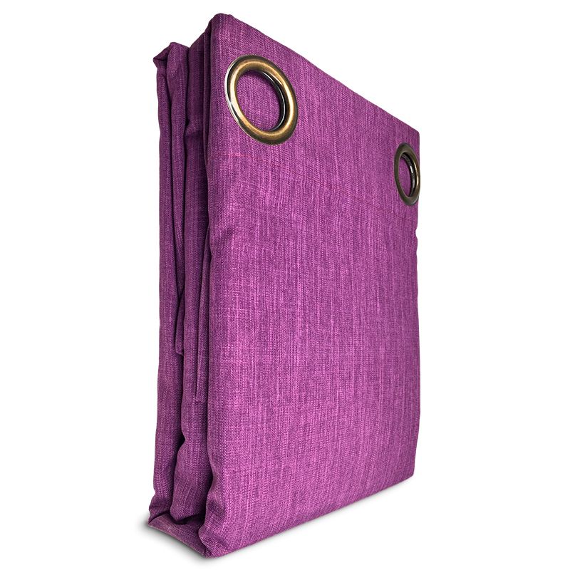 Pack de 2 Cortinas Térmicas Engomadas Morado Blackout