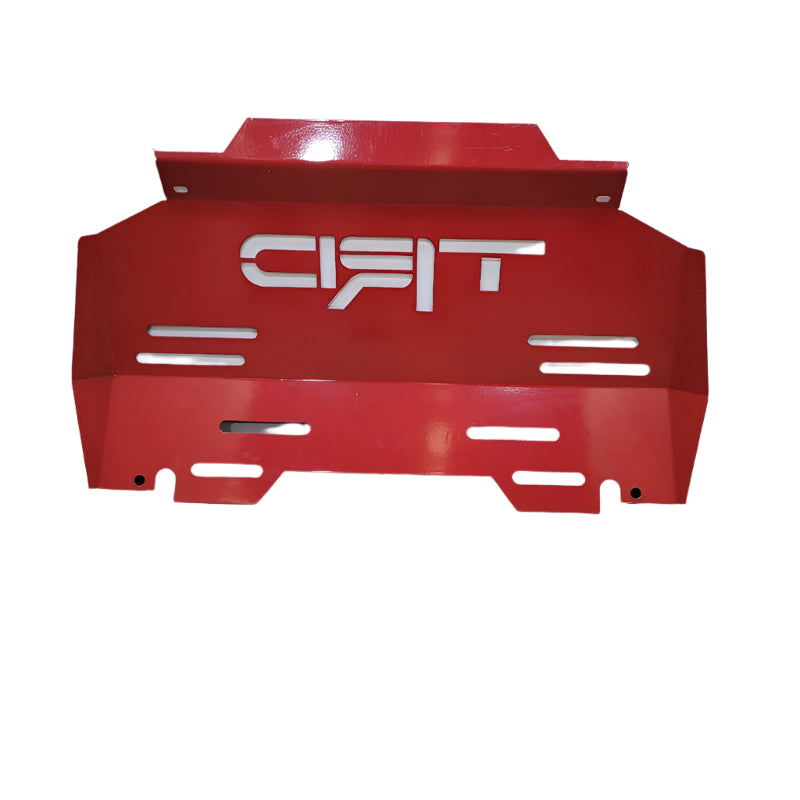 Cubre Carter Tapa Motor Trd Toyota Hilux Vigo 2012-16 Rojo