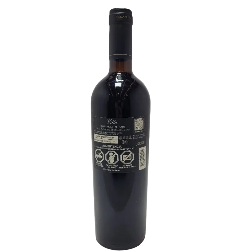 Vino Tinto Villa Don Maximiano Errazuriz Ensamblaje Valle de Aconcagua 750ml